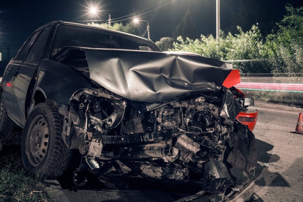 Samochód po wypadku nadaje się do auto złomu Śląsk